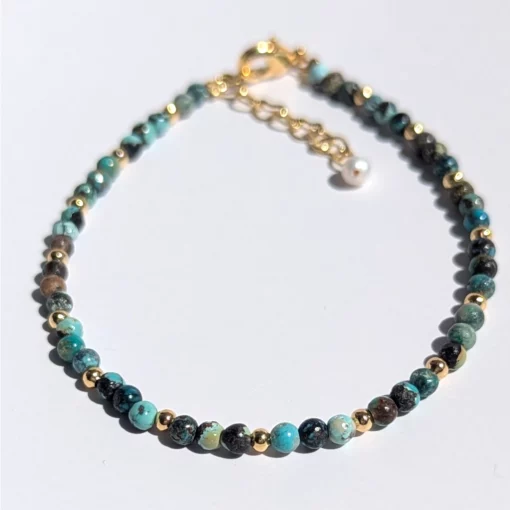 bracelet turquoise 3mm