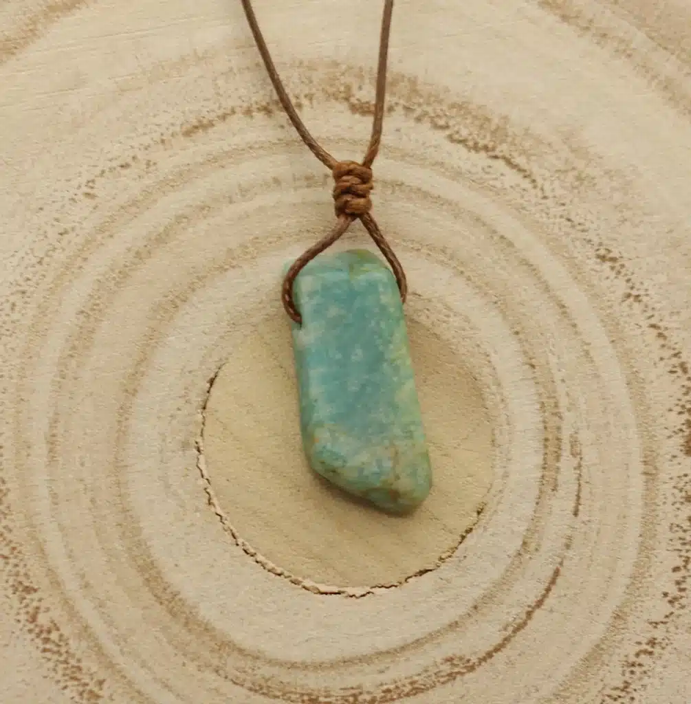 collier en amazonite