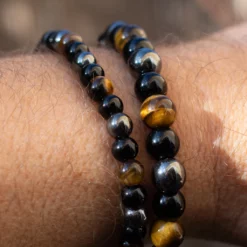 Alternative view of Notre irrésistible bracelet triple protection : Energie et style