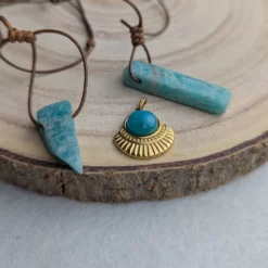 pendentif en amazonite